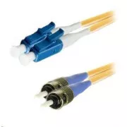 Dupleksowy kabel krosowy SM 9/125, OS2, LC-ST, LS0H, 1m