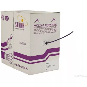 Kabel instalacyjny Solarix UTP, Cat5E, linka, LSOH, puszka 305m SXKD-5E-UTP-LSOH