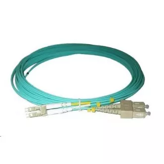 Dupleksowy kabel krosowy MM 50/125, OM3, LC-SC, LS0H, 7m
