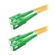 Dupleksowy kabel krosowy SM 9/125, OS2, SC(APC)-SC(APC), LS0H, 1m