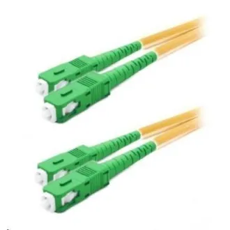 Dupleksowy kabel krosowy SM 9/125, OS2, SC(APC)-SC(APC), LS0H, 1m