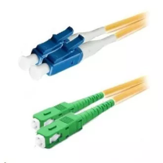 XtendLan duplex patch cable SM 9/125, OS2, LC(PC)-SC(APC), LS0H, 2m