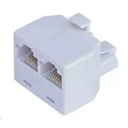Gniazdo RJ45, 1x8p8c/2x8p8c - telefoniczne