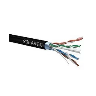 Kabel instalacyjny Solarix outdoor FTP, Cat6, przewód, PE, szpula 500m SXKD-6-FTP-PE Kabel instalacyjny Solarix outdoor FTP, Cat6, przewód, PE, szpula 500m SXKD-6-FTP-PE