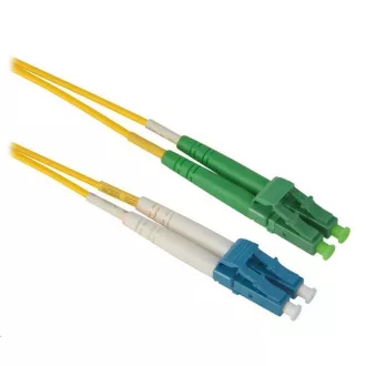 XtendLan duplex patch cable SM 9/125, OS2, LC(UPC)-LC(APC), LS0H, 4m