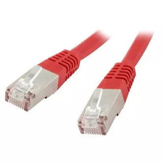 Kabel krosowy XtendLan Cat6, FTP - 0, 25m, czerwony (sprzedaż po 10 szt.)