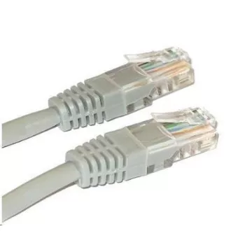 Kabel krosowy XtendLan Cat6, UTP - 1, 5m, szary