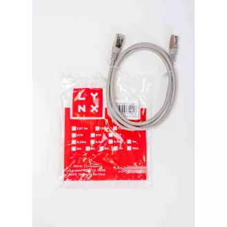 Kabel krosowy LYNX Cat5E, FTP - 3m, szary Kabel krosowy LYNX Cat5E, FTP - 3m, szary