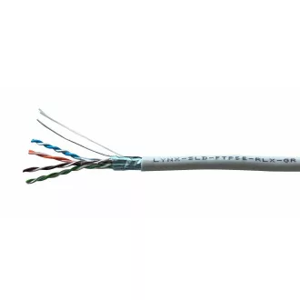 Kabel FTP LYNX REELEX AIR, Cat5E, przewód, PVC, Eca, szary, 305m Kabel FTP LYNX REELEX AIR, Cat5E, przewód, PVC, Eca, szary, 305m