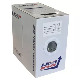 Kabel UTP LEXI-Net Cat5E, przewód, PVC, biały, 305m, pudełko