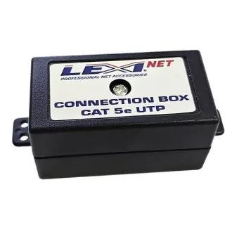 Puszka połączeniowa LEXI-Net MINI UTP Cat5E, czarna Puszka połączeniowa LEXI-Net MINI UTP Cat5E, czarna