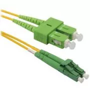 Kabel krosowy XtendLan, optyczny, LC-SC, APC/APC, 9/125µm, jednomodowy, dupleks, 1m