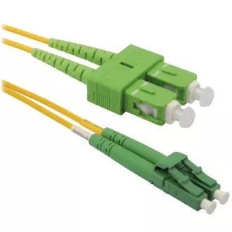 Kabel krosowy XtendLan, optyczny, LC-SC, APC/APC, 9/125µm, jednomodowy, dupleks, 1m Kabel krosowy XtendLan, optyczny, LC-SC, APC/APC, 9/125µm, jednomodowy, dupleks, 1m