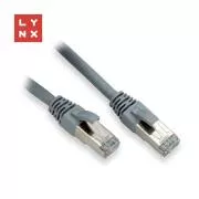 Kabel krosowy LYNX FTP Cat6, PVC, 5m, szary