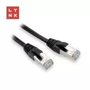 Kabel krosowy LYNX FTP Cat5e PVC, CCA, 20 m, czarny