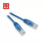 Kabel krosowy LYNX UTP Cat5e, PVC, CCA, 20m, niebieski