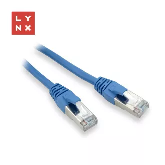 Kabel krosowy LYNX FTP Cat5e PVC, CCA, 3m, niebieski