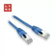 Kabel krosowy LYNX FTP Cat5e PVC, CCA, 15 m, niebieski
