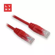 Kabel krosowy LYNX UTP Cat5e, PVC, CCA, 2m, czerwony