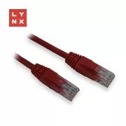 Kabel krosowy LYNX UTP Cat5e, PVC, CCA, 5m, czerwony