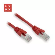 Kabel krosowy LYNX FTP Cat5e PVC, CCA, 2m, czerwony