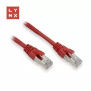 Kabel krosowy LYNX FTP Cat5e PVC, CCA, 15 m, czerwony