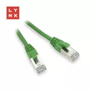 Kabel krosowy LYNX FTP Cat5e PVC, CCA, 5m, zielony