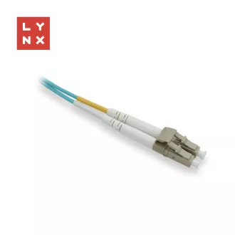 LYNX duplex patch cable MM, OM3, LC/LC, 50/125µm, 1m