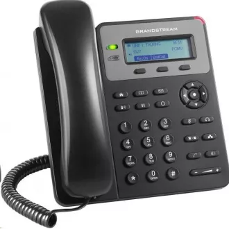 Grandstream GXP1615 [telefon VoIP - 1x konto SIP, dźwięk HD, 3 przyciski programowe, przełącznik 2xLAN 10/100Mbps, PoE]