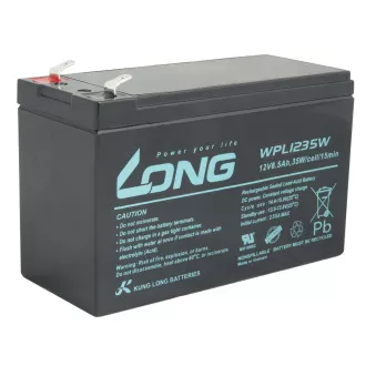 Akumulator LONG 12V 8, 5Ah F2 HighRate LongLife 9 lat (WPL1235W)