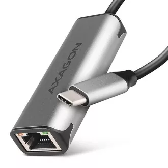 Karta sieciowa AXAGON ADE-25RC USB-C 3.2 Gen 1 - 2.5 Gigabit Ethernet, Realtek 8156, automatyczna instalacja, szara
