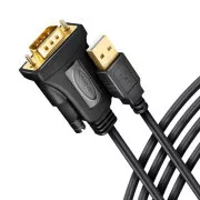 AXAGON ADS-1PQN, adapter / kabel USB-A 2.0 do szeregowego RS-232 DB9-M FTDI 1,5 m