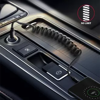 AXAGON BUCM-CM20TB, kabel TWISTER USB-C <-> USB-C, 1,1 m, USB 2.0, PD 60W 3A, ALU, tpe, czarny