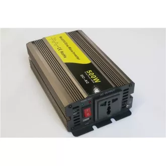Przetwornica napięcia EUROCASE DY-8109-12, AC/DC 12V/230V, 500W, USB Przetwornica napięcia EUROCASE DY-8109-12, AC/DC 12V/230V, 500W, USB