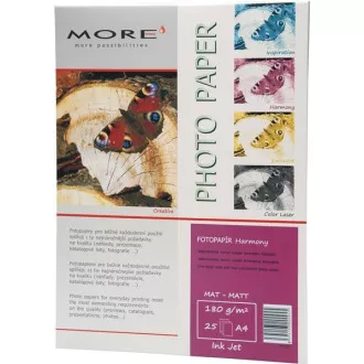 Papier fotograficzny ARMOR MORE Harmony 180g/m2; matowy, 25 arkuszy, A4