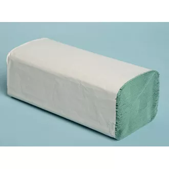 Ręczniki pap. ZZ złożony 1vrs. zielony recykling 23x25cm 20x250szt = 5000szt Ręczniki pap. ZZ złożony 1vrs. zielony recykling 23x25cm 20x250szt = 5000szt