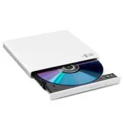 HITACHI LG - externí mechanika DVD-W/CD-RW/DVD±R/±RW/RAM GP57EW40, Slim, White, box+SW - Używany