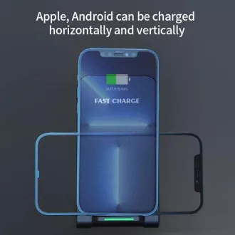 1stCOOL Wireless QI Charger H18, składana podstawka, USB-C, czarna