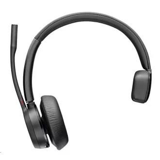Bezprzewodowy zestaw słuchawkowy Poly Voyager 4310, adapter BT700 USB-A, mono, podstawka ładująca Bezprzewodowy zestaw słuchawkowy Poly Voyager 4310, adapter BT700 USB-A, mono, podstawka ładująca