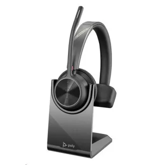 Bezprzewodowy zestaw słuchawkowy Poly Voyager 4310, adapter BT700 USB-A, mono, podstawka ładująca Bezprzewodowy zestaw słuchawkowy Poly Voyager 4310, adapter BT700 USB-A, mono, podstawka ładująca