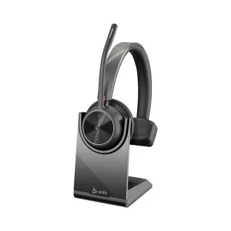 Bezprzewodowy zestaw słuchawkowy Poly Voyager 4310 MS Teams, adapter BT700 USB-A, mono, podstawka ładująca