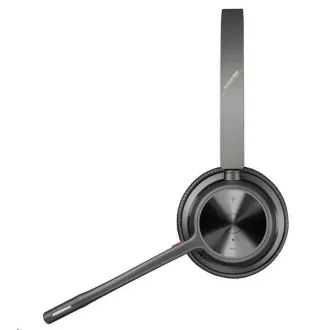 Bezprzewodowy zestaw słuchawkowy Poly Voyager 4320, adapter BT700 USB-A, zestaw stereo, podstawka ładująca