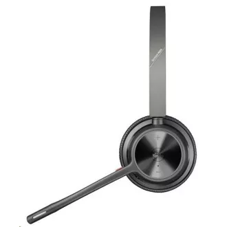 Bezprzewodowy zestaw słuchawkowy Poly Voyager 4320 MS Teams, adapter BT700 USB-A, zestaw stereo, podstawka ładująca