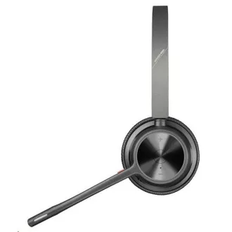 Bezprzewodowy zestaw słuchawkowy Poly Voyager 4320, adapter BT700 USB-C, zestaw stereo, podstawka ładująca Bezprzewodowy zestaw słuchawkowy Poly Voyager 4320, adapter BT700 USB-C, zestaw stereo, podstawka ładująca
