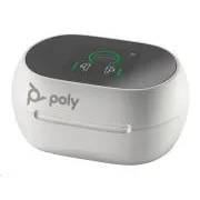 Zestaw słuchawkowy bluetooth Poly Voyager Free 60 , adapter BT700 USB-A, dotykowe etui ładujące, biały
