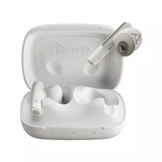 Zestaw słuchawkowy bluetooth Poly Voyager Free 60 MS Teams, adapter BT700 USB-C, etui ładujące, biały Zestaw słuchawkowy bluetooth Poly Voyager Free 60 MS Teams, adapter BT700 USB-C, etui ładujące, biały