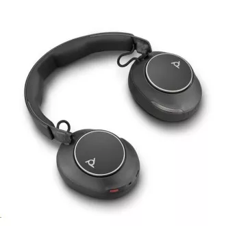 Bezprzewodowy zestaw słuchawkowy Poly Voyager Surround 80, adapter BT700 USB-C, adapter USB-C/A, stereo