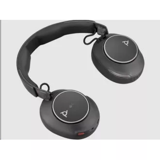 Bezprzewodowy zestaw słuchawkowy Poly Voyager Surround 80 MS Teams, adapter BT700 USB-C, adapter USB-C/A, stereo