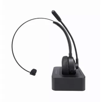 Zestaw słuchawkowy GEMBIRD BTHS-M-01, odpowiedni dla call center, mikrofon, Bluetooth, czarny Zestaw słuchawkowy GEMBIRD BTHS-M-01, odpowiedni dla call center, mikrofon, Bluetooth, czarny