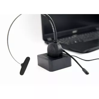 Zestaw słuchawkowy GEMBIRD BTHS-M-01, odpowiedni dla call center, mikrofon, Bluetooth, czarny Zestaw słuchawkowy GEMBIRD BTHS-M-01, odpowiedni dla call center, mikrofon, Bluetooth, czarny
